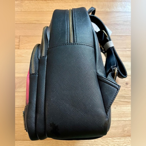 NWT Loungefly Harry Potter Trilogy Series #1 Triple Zipper Backpack - Picture 4 of 12